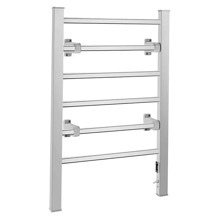 Sanotechnik Elektro-Badheizkörper - B x H: 53 x 90 cm, 100 W, Silber, Ein-/Ausschalter