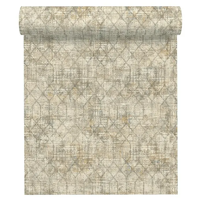 AS Creation Character Vliestapete - Braun/Beige, Grafisch, 10,05 x 0,53 m - Vorderansicht