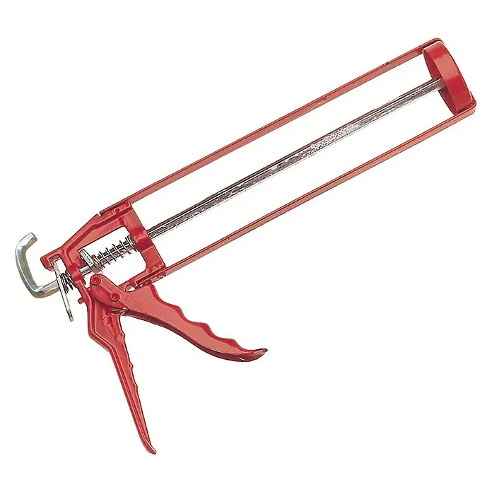 Mako Kartuschenpistole - Rot, Metall, Befestigungshaken