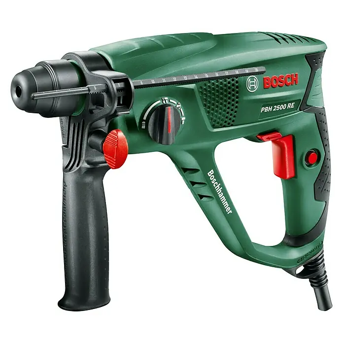 Bosch Bohrhammer PBH 2200 RE - 570 W, Max. Schlagzahl: 5.000/min - Linke Seitenansicht