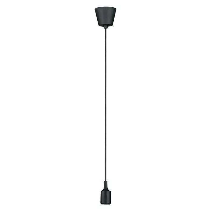 Paulmann Neordic Pendelleuchte Ketil - 20 W, Schwarz, Höhe: 200 cm - Vorderansicht