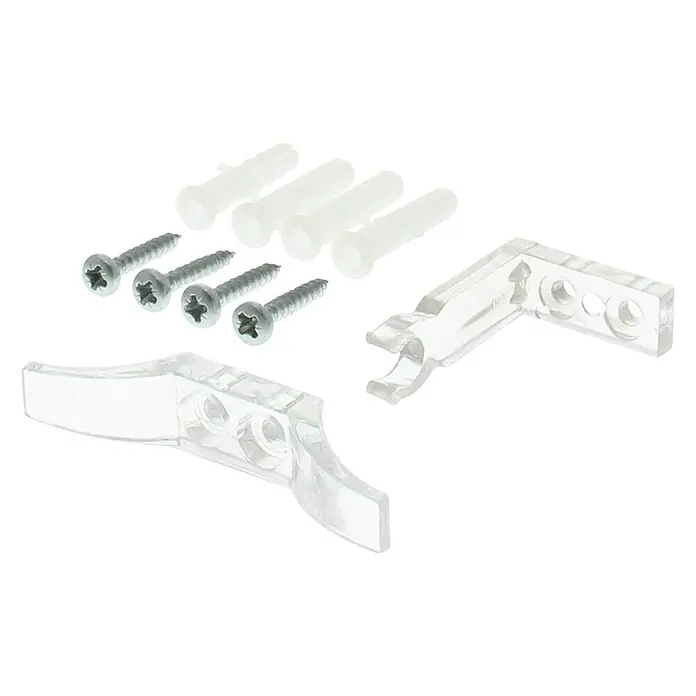 Zubehör-Set für Alu-Jalousien - 10 -tlg., Transparent - Vorderansicht