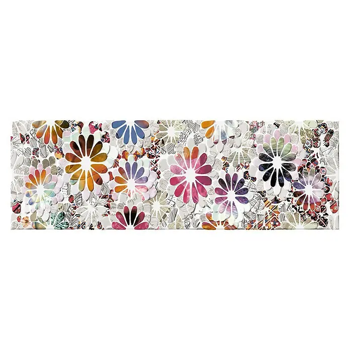 Cenefa Margaritas - 20 x 60 cm