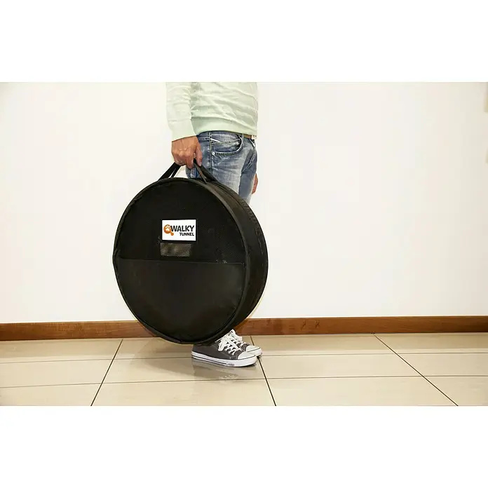 Dobar Transporttasche Walky Tunnel - 120 x 60 x 60 cm, Schwarz, Geeignet für: Kleine bis mittelgroße Haustiere - Stimmungsaufnahme