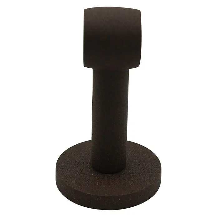 Expo Ambiente Träger Noble - Rost, Geeignet für: Gardinenstangen Ø 20 mm, 8,4 cm - Vorderansicht