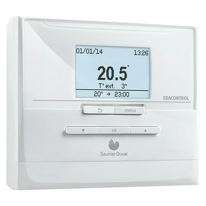 Saunier Duval Caldera Thema Condens 25 GN Exacontrol E7 RC - Display multifunción, Rendimiento calorífico: 25,5 kW