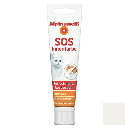 Alpina Alpinaweiß Wandfarbe SOS Tube