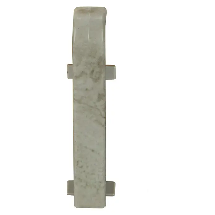 Egger Übergangskappe - Stein Grau, 2 Stk., Passend für: Egger Sockelleisten 17 x 60 mm - Vorderansicht