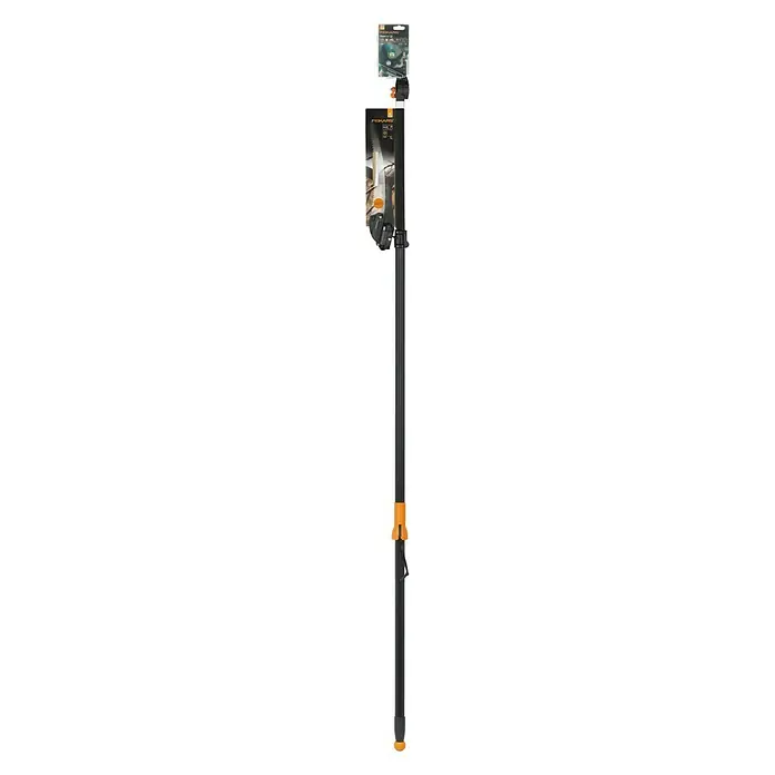Fiskars Cortarramas telescópico Set - Bypass, Capacidad de corte: 32 mm, Incluye adaptador para sierra de podar