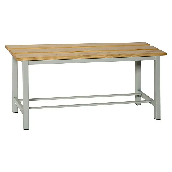Simonrack Simonlocker Umkleide-Sitzbank 1000 - L x B x H: 32 x 100 x 47,5 cm - Ansicht von oben