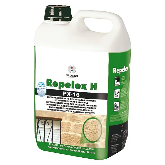Baixens Impermeabilizante Repelex H PX 16 - Transparente, 5 l