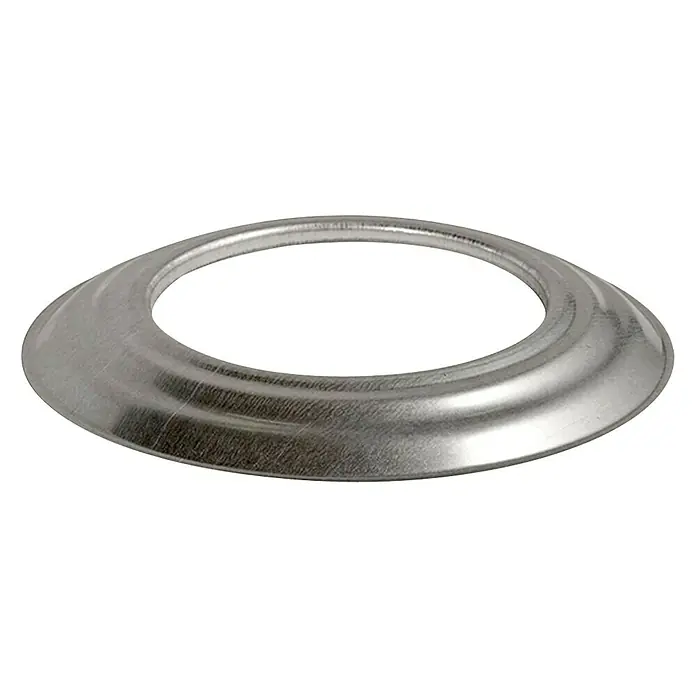 Bertrams Ofenrohrrosette - Durchmesser: 90 mm, Silber, Geeignet für: Gasofen