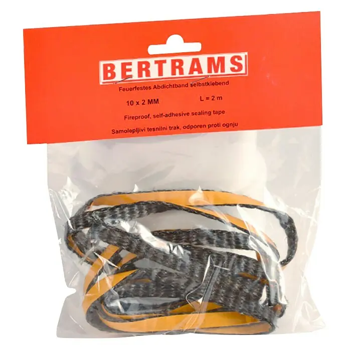 Bertrams Ofendichtschnur - L x B x S: 2 m x 10 mm x 2 mm