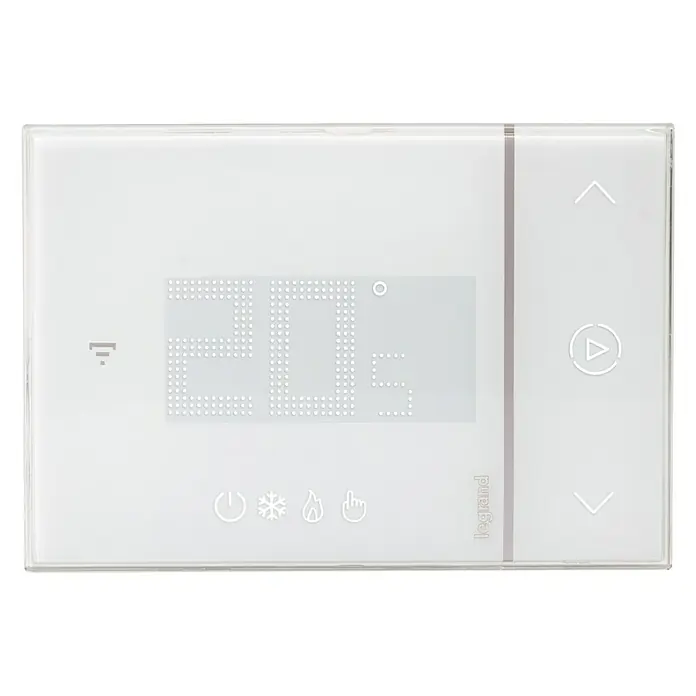 Legrand Termostato inalámbrico WiFi Elliot - Funcionamiento en red, L x An x Al: 2,81 x 12,6 x 8,7 cm