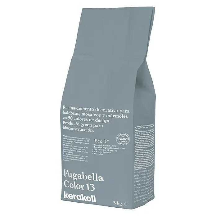 Kerakoll Sellador de resina - cemento Fugabella - Tono de color: 13, 3 kg