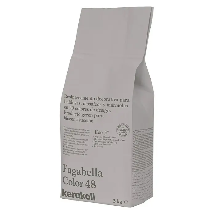 Kerakoll Sellador de resina - cemento Fugabella - Tono de color: 48, 3 kg