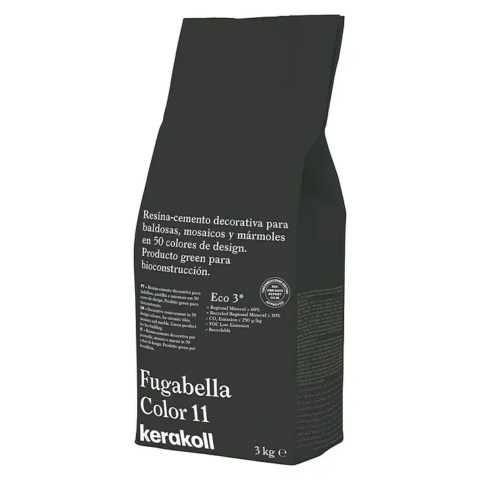 Kerakoll Sellador de resina - cemento Fugabella - Tono de color: 11, 3 kg