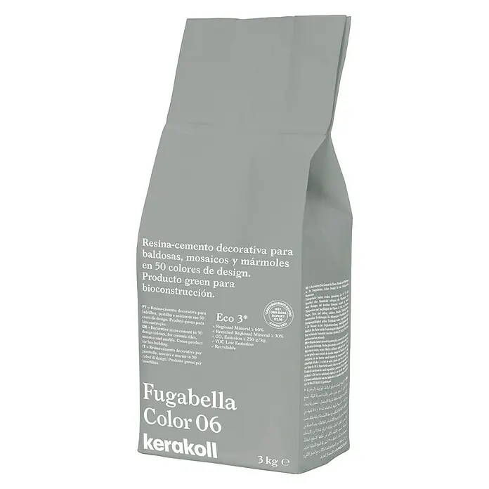 Kerakoll Sellador de resina - cemento Fugabella - Tono de color: 06, 3 kg