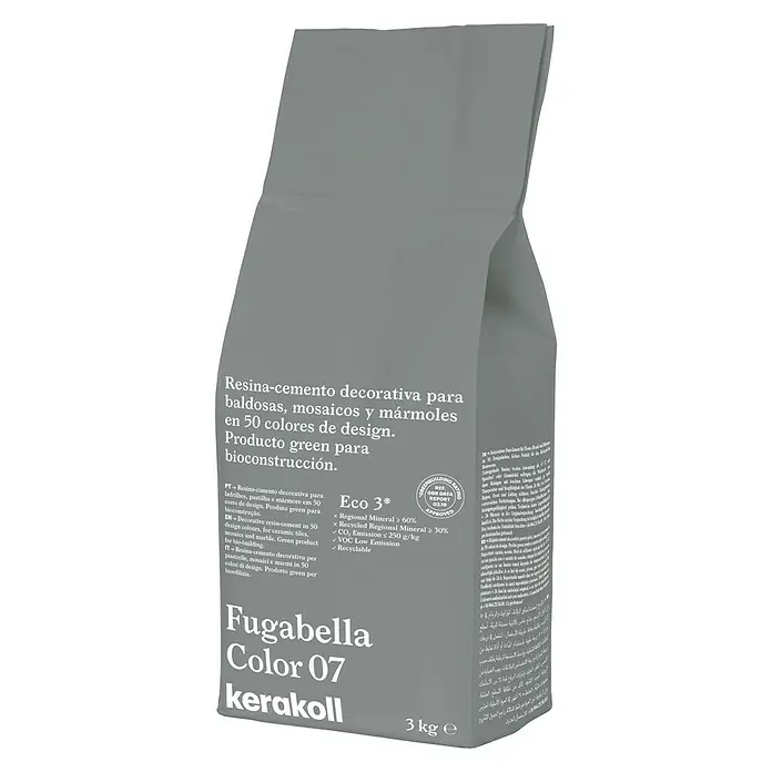 Kerakoll Sellador de resina - cemento Fugabella - Tono de color: 07, 3 kg