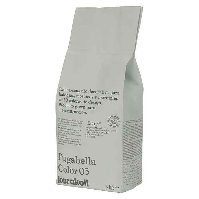 Kerakoll Sellador de resina - cemento Fugabella - Tono de color: 05, 3 kg