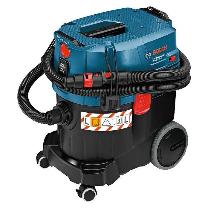 Bosch Professional Nass-Trockensauger GAS 35 L SFC+ - 1.380 W, 23 l - Linke Seitenansicht