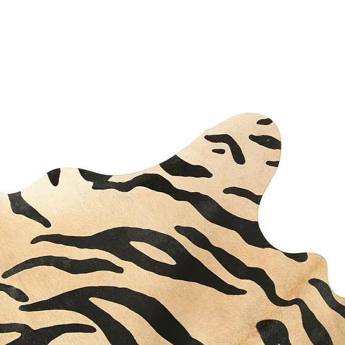 Esbeco Deko-Kuhfell - Tiger, 100 % Echtfell, Fläche ca.: 3 m² - 4 m² - Detailaufnahme