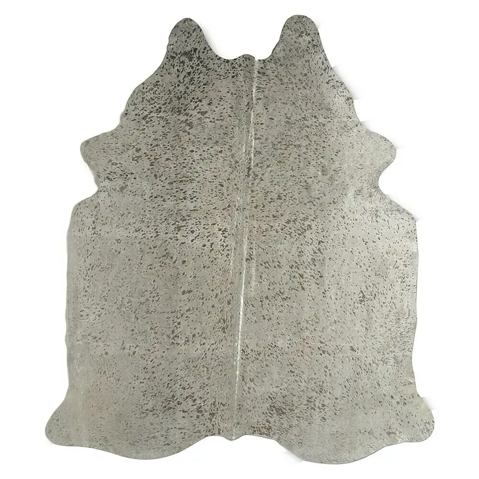 Esbeco Deko-Kuhfell Gefleckt - Silber, 100 % Echtfell, Fläche ca.: 3,5 m² - Ansicht von oben