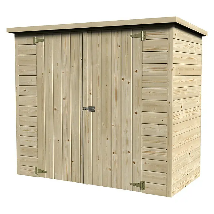 Décor et Jardin Caseta para jardín Bike Box - 193 cm, 98 cm, Madera, Natural