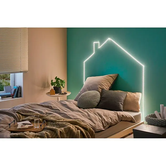 Paulmann Tira LED Set básico FlexLED 3D - 5 m, Color de luz: Blanco cálido, 10,5 W