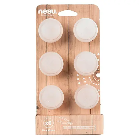 Nesu  Set de pomos para muebles 403BL 6 uds.