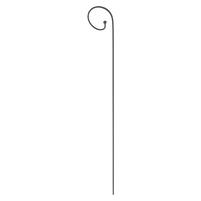 Windhager Pflanzstab - Länge: 150 cm, Anthrazit, Gebogen