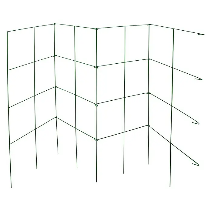 Windhager Rankhilfe Tomaten-Turm - L x B x H: 118 x 35 x 35 cm, Dunkelgrün