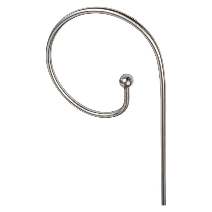 Windhager Pflanzstab - Länge: 90 cm, Silber, Gebogen