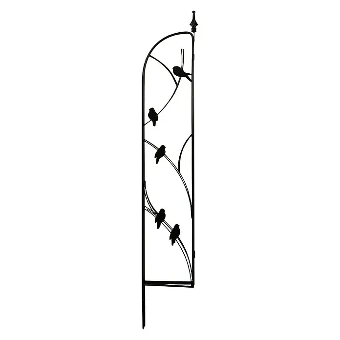 Windhager Rankgitter Bird 3-teilig - B x H: 39 x 154 cm, Metall, Schwarz