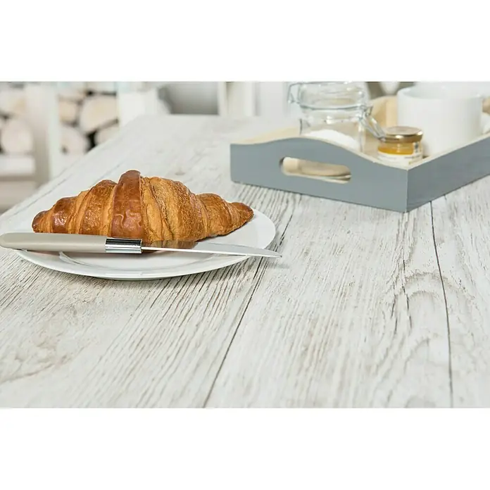 D-c-fix Holzoptikfolie - L x B: 200 x 67,5 cm, Holz, Hellgrau, Selbstklebend