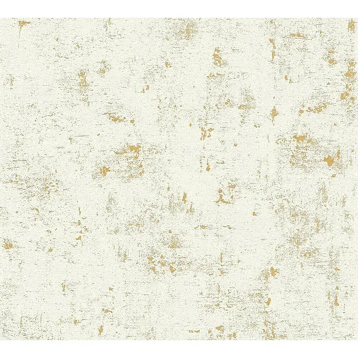 AS Creation Trendwall Vliestapete - Beige/Gold/Metallic, Betonoptik, 10,05 x 0,53 m - Detailaufnahme