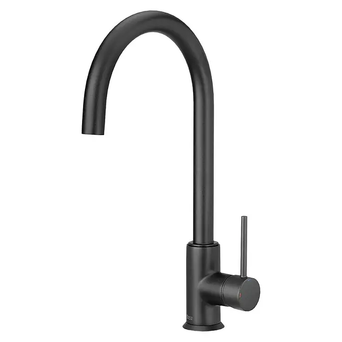 Roca Grifo de cocina Etna - Negro, Caño giratorio