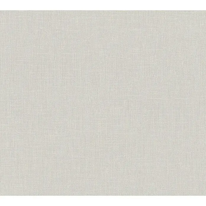 AS Creation Metropolitan Stories Vliestapete Textil-Optik - Hellgrau, Uni, 10,05 x 0,53 m - Detailaufnahme