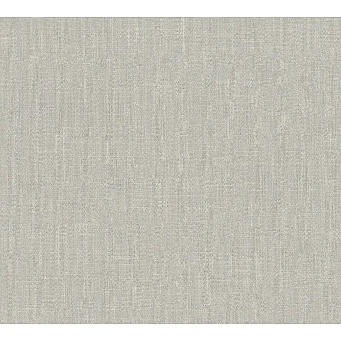 AS Creation Metropolitan Stories Vliestapete Textiloptik - Grau, Uni, 10,05 x 0,53 m - Detailaufnahme