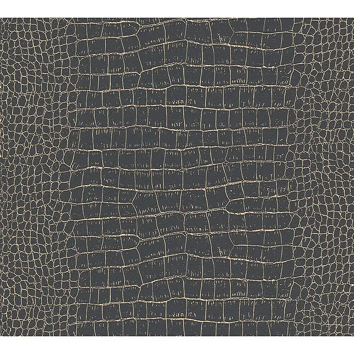 AS Creation Trendwall Vliesbehang Grafische weergave - Zwart/Goud, Diermotief, 10,05 x 0,53 m - Close-up