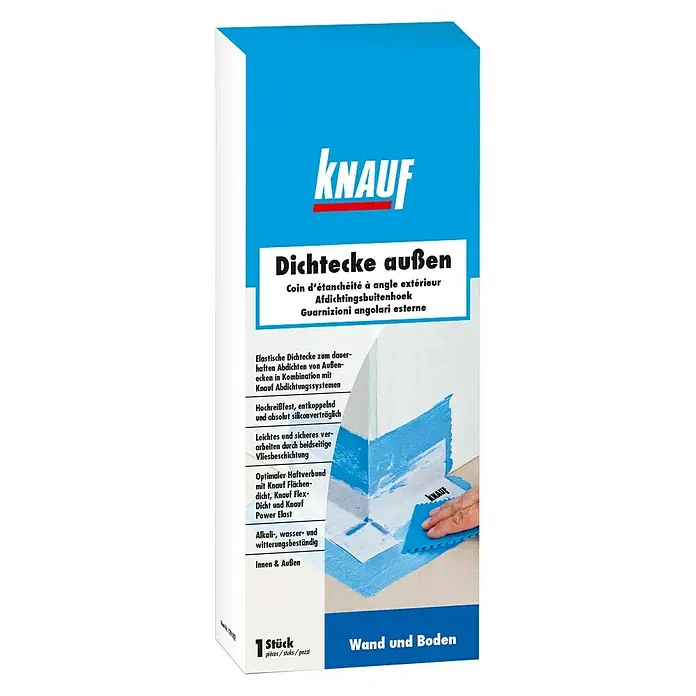 Knauf Dichtecke Außen - Außenecke, 1 Stk. - Vorderansicht