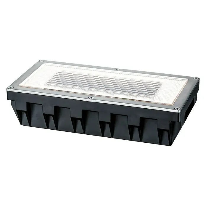 Paulmann Solarleuchte Box - 0,06 W, Silber, Schwarz, L x B x H: 20 x 10 x 5,1 cm, IP67