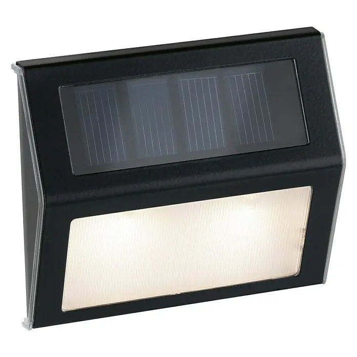 Paulmann LED-Solar-Außenwandleuchte Dayton - 0,05 W, Schwarz, B x H: 10 x 8 cm