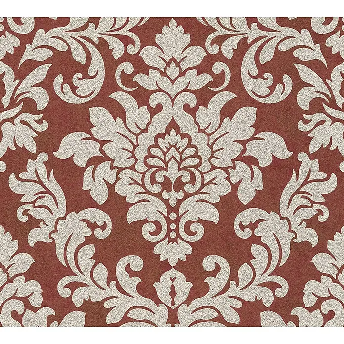 AS Creation Trendwall Vliestapete Ornament - Beige/Rot, Ornament, 10,05 x 0,53 m - Detailaufnahme