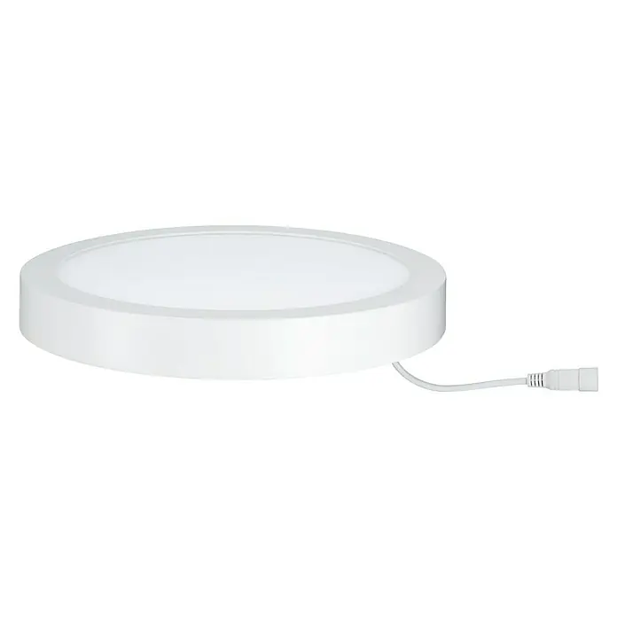 Paulmann Okrugla stropna LED svjetiljka - 20 W, Ø x V: 30 x 3,8 cm, Bijele boje, Topla bijela - Detaljan prikaz