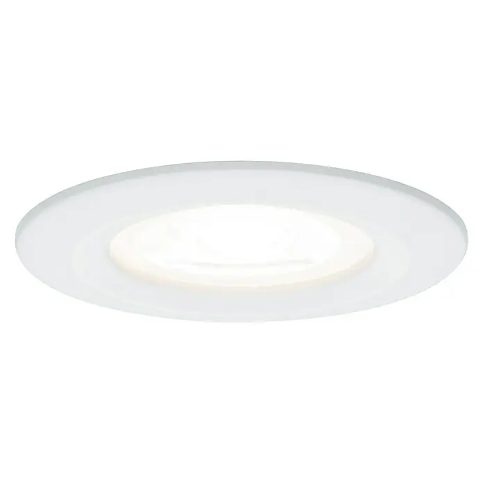 Paulmann LED-Einbauleuchte Nova - 6,5 W, Weiß, Warmweiß, 1 Stk. - Vorderansicht