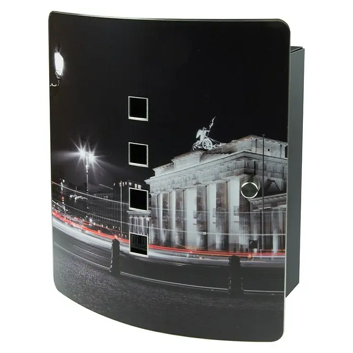 Burg-Wächter Schlüsselkassette Motiv - L x B x H: 7 x 21 x 24 cm, Anzahl Haken: 10 Stk., Berlin - Vorderansicht