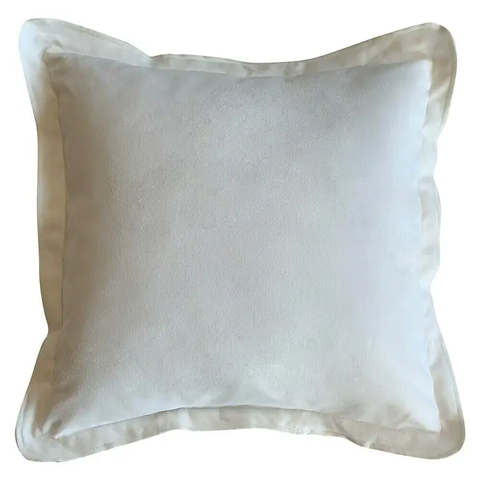 Cojín Mimos - Blanco, 45 x 45 cm, 50 % algodón, 50 % poliéster