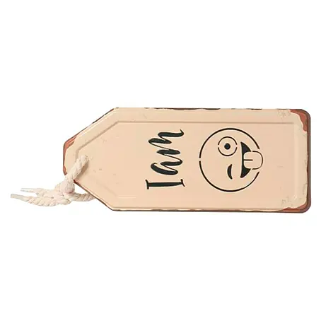 Placa metálica Reversible