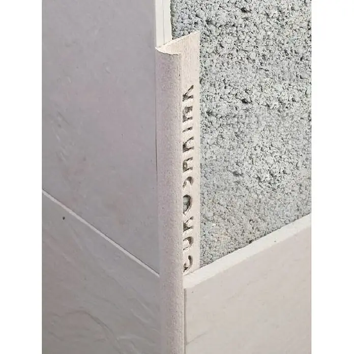 Cantonera PVC Crema rústica - 2,5 m x 12 mm x 12 mm